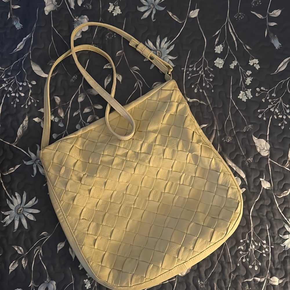 HOBO cream colored crossbody
